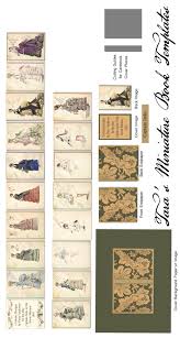 Revised Free Miniature Book Template For A 1 5 Dollhouse Book Of Costume Designs For Captain Jinks Of The Horse Marines Dollhouse Books Miniatures Mini Books