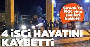 Şırnak'ın silopi ilçesinde, zırhlı polis aracının geçişi sırasında teröristler tarafından rögar kapağına yerleştirilen el yapımı patlayıcının infilak ettirilmesi sonucu 4 kişi öldü, 5'i polis, 23 kişi yaralandı. Son Dakika Silopi De Pkk Dan Hain Saldiri 4 Isci Hayatini Kaybetti Son Dakika Haberler