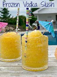 Maybe you would like to learn more about one of these? Frozen Vodka Slush Simply Made Citrus Frozen Slush Cocktails