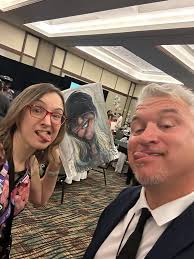 I was able to to draw some amazing #caricature #artist at this years  International Society of Caricature Artists