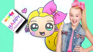 ★learn how to draw the easy, step by step way while having fun and building skills and confidence. How To Draw Jojo Siwa Emoji Cute Easy Step By Step Drawing Tutorial Youtube