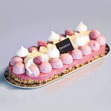 Tarte Glacee Frambois In By Oberweis Fond Croustillant Au Chocolat Blanc Sorbet Framboise Glace Vanille Et Patisserie Gateaux Et Desserts Recettes Sucrees
