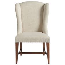 Blake Modern Classic Ivory Upholstered Nailhead Trim Wing Back Dining Chair In 2020 Host Chairs Dining Chairs Universal Furniture