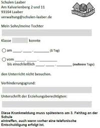 Viele schulen wollen nicht nur eine schriftliche entschuldigung der eltern, teilweise sogar einen meistens ersetzt dieses allerdings nicht eine schriftliche entschuldigung für die schule, sodass sie. Service Lernwelt Laaber