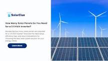 How Many Solar Panels Do You Need for a 3.5 KVA Inverter?