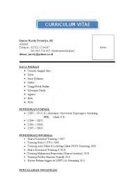 Contoh cv word template it expert. Contoh Cv Kosong