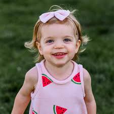 oh baby! Cotton Terry Bow Nylon Headband