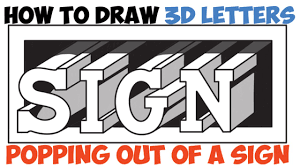 You can use our amazing online tool to color and edit the following pop art coloring pages. How To Draw Cool 3d Letters Popping Out Of The Paper Easy Step By Step Drawing Tutorial For Beginners How To Draw Step By Step Drawing Tutorials