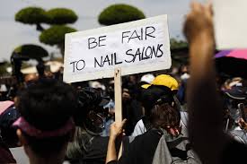 Open outdoors only with and local government offices: When Will Nail Salons Tattoo Parlors Reopen California Updates Guidelines