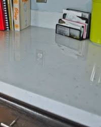 how to spray paint faux granite countertops