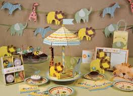 Think about filling the boxes with macarons, cookies and hard candy — or animal crackers to keep with the. Decorating Ideas For Jungle Safari Themed Baby Shower Uptowngirl Fashion Magazine