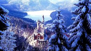Neuschwanstein castle, which literally translates to new swan stone castle, is located in bavaria, germany. Hd Wallpaper Neuschwanstein Castle Bavaria Germany Winter Lake Europe Wallpaper Flare