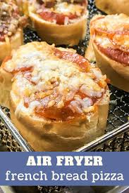 How to make cheesy pizza bread. Easy Air Fryer French Bread Pizza Chef Alli