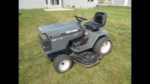 Most of your lawnmowers/garden tractors now days are made by mtd anyways. New Purchase Craftsman Gt6000 And Update Youtube