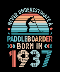Dgreetings provides some ideal birthday gift idea for dad to help you picking up perfect gift for dad. Paddlebarding Born 1937 90th Birthday Gift Sup Dad Digital Art By Qwerty Designs
