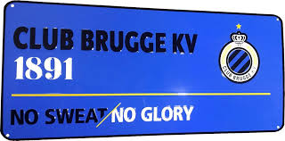 Heeft een medium voorgebogen klep en het logo van de club staat. Bol Com Club Brugge Straatplaat 1891 No Sweat No Glory Blauw 40 X 18 Cm
