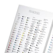 Swarovski Color Chart 2088 Xirius Flat Back Color Chart