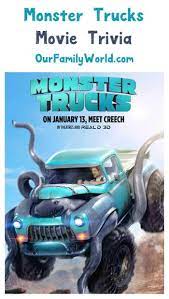 8 Fun Facts Trivia About The Monster Trucks Movie In Mar 2021 Ourfamilyworld Com But if i was trying to discourage you from seeing it, trust me. trivia about the monster trucks movie