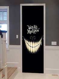 halloween smile print door art stickers multicolor 38 5 200cm 2pcs halloween door decorations door stickers halloween front door decorations