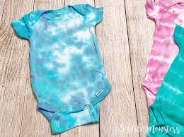 5 Little Monsters Tie Dye Baby Onesies