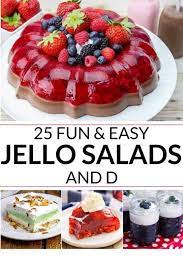 A Collection Of Jello Salad Recipes Jello Dessert Recipes Jello Mold Recipes Jello Recipes