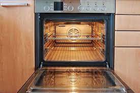 When the oven cools back down, use a plastic scraper and hot water to clean away any stains. Self Cleaning Oven Remove All Pans And Foil From Inside Oven You Clean
