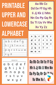 Children can trace the letters to learn . 10 Best Printable Upper And Lowercase Alphabet Printablee Com