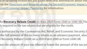 You must file a 2020 tax return to claim a recovery rebate credit even if you are otherwise not required to file a tax return. if the combined total of the unreceived payments (either one or both checks) is less than the recovery rebate credit amount, taxpayers will be able to get the difference returned on their 2020. What Is A Recovery Rebate Credit Here S What To Do If You Haven T Received Your Second Stimulus Payment From The Irs Abc11 Raleigh Durham
