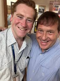 It was great to have Ethan Purcell from Fox West Texas visit us today at  the Heart of Texas Country Music Museum. Ethan is doing a story about the  museum and interviewed