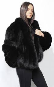 Black And White Polka Dot Fur Coat Black Fox Fur Jacket Black Fur Coat Fox Fur Jacket Black Fur Jacket