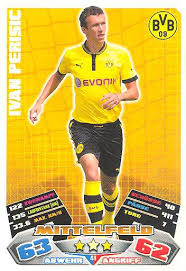 Er legt den kopfball in den strafraum, doch dort ist weit und breit kein mitspieler. Match Attax 12 13 Ivan Perisic Bor Dortmund Nr 48 Match Attax Bl 12 13 2012 Sammelkarten Stick It Now