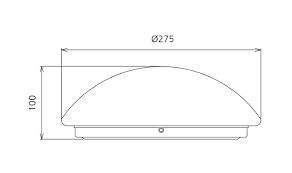 Get free shipping on qualified dimensions ceiling tiles or buy online pick up in store today in the building materials department. 11 Inch 15w White Round Oyster Ceiling Lights Upshine Lighting