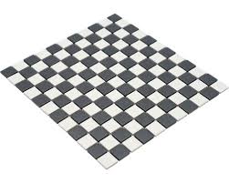 Diagramm eines schachbretts mit bezeichnung der reihen und linien. Keramikmosaik At 149 Schachbrett 30 2x33 Cm Schwarz Weiss Bei Hornbach Kaufen