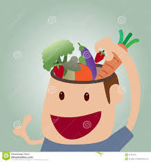 Resultado de imagen para imagen de cerebro con alimentos