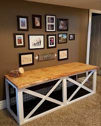 Diy Double Dog Kennel Dog Crate Furniture Dog Kennel Furniture Diy Dog Crate
