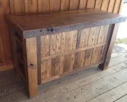 Reclaimed Chestnut Kitchen Island Avec Images