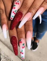 Manicures can be high fashion and dramatic, but they can also be really fun. 26 Cute And Simple Acrylic Nail Art Ideas You May Love Styleuki