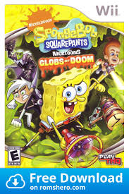 download spongebob squarepants globs of doom nintendo wii wii isos rom wii spongebob squarepants