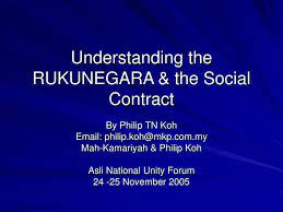 Mr jiv sammanthan, senior executive director, pricewaterhousecoopers advisory. Ppt Understanding The Rukunegara The Social Contract Powerpoint Presentation Id 251706