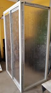 Available in a range of styles including marble, sparkle, and neutral, you can achieve a contemporary, or traditional finish to your shower enclosure or wet room. Shower Enclosure Ysabelle Glass And Aluminum Services Facebook