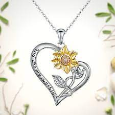 You Are My Sunshine Necklace 925 Sterling Bee Kind Shop
