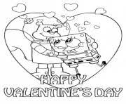 Coloring pages for kids spongebob and garrye39d. Be Mine Valentines Day S133f Coloring Pages Printable