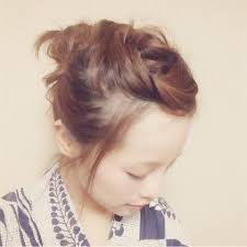 田中亜希子 温泉浴衣ヘアアレンジ ヘアスタイル ロング ヘアスタイリング ヘアーデザイン