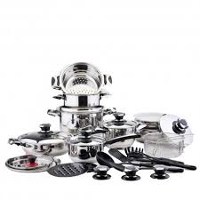 La nueva batería de cocina percutti legno, está fabricada en aluminio de alta calidad, su antiadherente stone es libre de pfoa. Bateria De Cocina De 30 Piezas