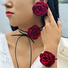 flower statement necklace