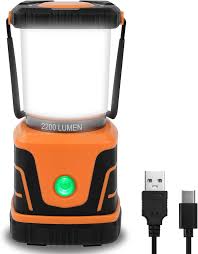 Flintronic 2200 Lumen LED Campinglampa med 6000 mAh Batteri