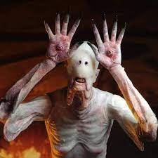 Amazon.com: Halloween Movie Pan's Labyrinth Faun pale man cosplay helmet  mask horror for men mittens (hand) : Toys & Games