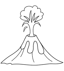 Top 10 Free Printable Volcano Coloring Pages Online In 2020 Volcano Clipart Coloring Pages Super Coloring Pages