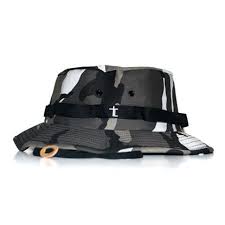Trap Lord Bucket Hat Grey Camo Traplord