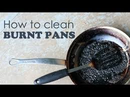 Turn off the heat, and, after it cools, use a paper towel to remove the pieces. How To Clean Burnt Pans Ventuno Kitchen Tips Youtube